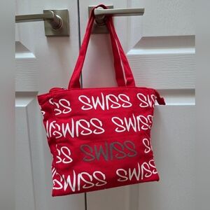 NWOT Canvas SWISS Bag